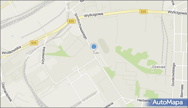 Lublin, Smoluchowskiego Mariana, mapa Lublina