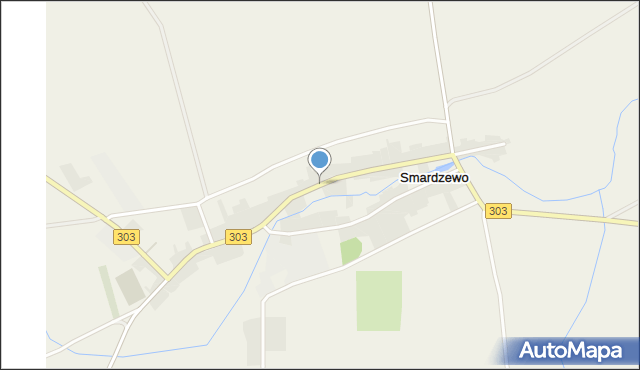 Smardzewo gmina Szczaniec, Smardzewo, mapa Smardzewo gmina Szczaniec