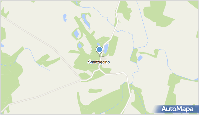 Śmidzięcino, Śmidzięcino, mapa Śmidzięcino