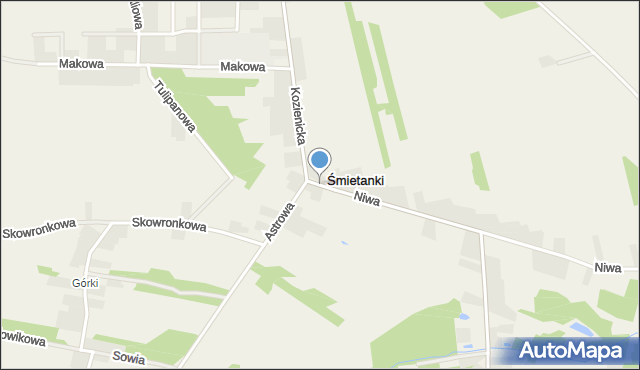 Śmietanki, Śmietanki, mapa Śmietanki