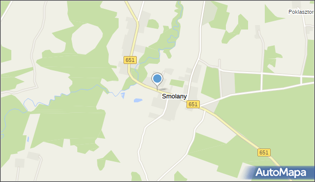 Smolany, Smolany, mapa Smolany