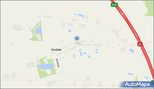 Smólsk, Smólsk, mapa Smólsk