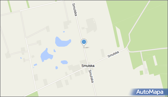 Smulska, Smulska, mapa Smulska