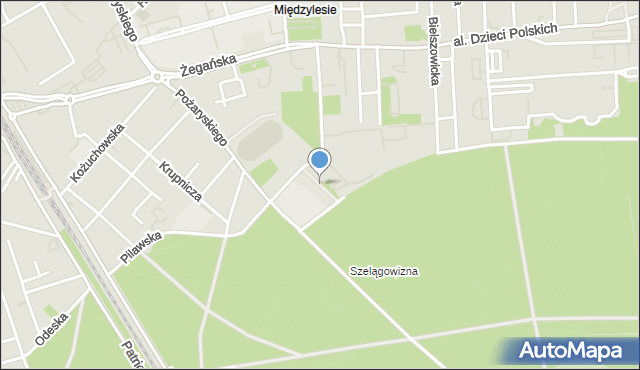 Warszawa, Smogulecka, mapa Warszawy