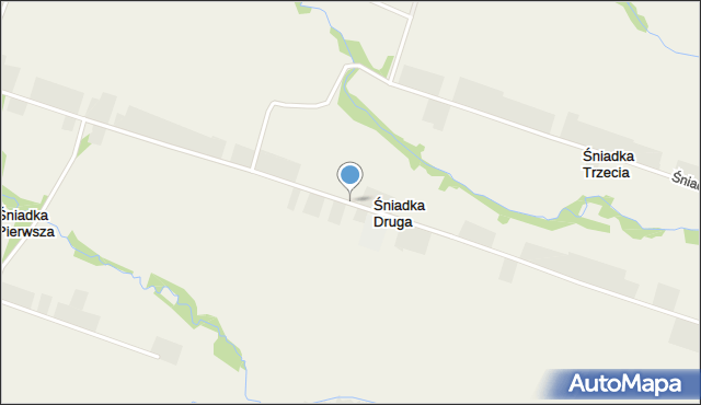 Śniadka Druga, Śniadka Druga, mapa Śniadka Druga