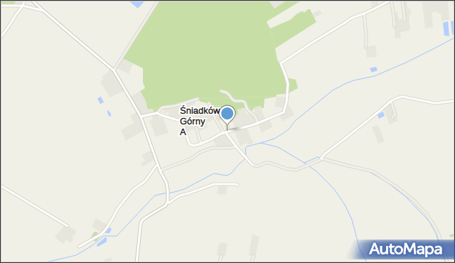 Śniadków Górny, Śniadków Górny, mapa Śniadków Górny