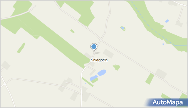 Śniegocin, Śniegocin, mapa Śniegocin