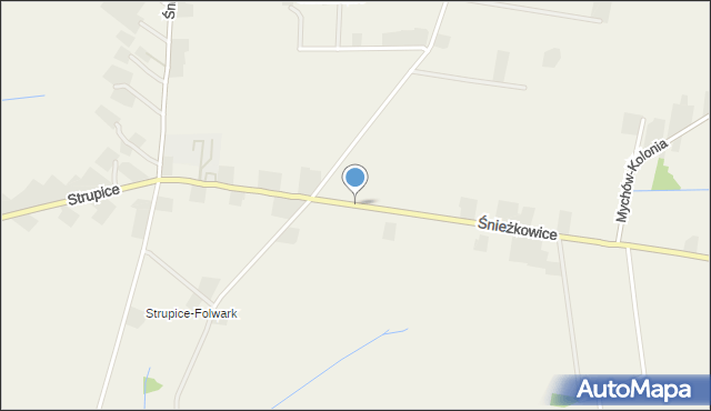 Śnieżkowice, Śnieżkowice, mapa Śnieżkowice