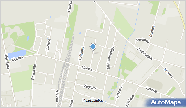 Sokołów Podlaski, Śniadeckich, mapa Sokołów Podlaski