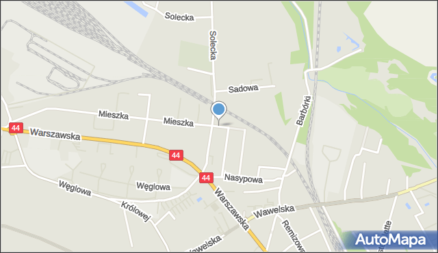 Bieruń, Sokolska, mapa Bieruń