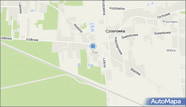 Czosnówka, Sosnowa, mapa Czosnówka