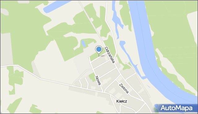 Kiełcz, Sosnowa, mapa Kiełcz