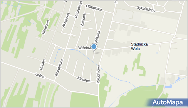 Końskie, Sowia, mapa Końskie