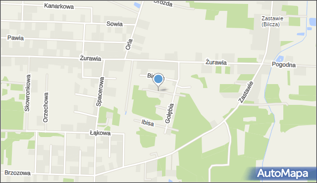 Piaseczna Górka, Sójki, mapa Piaseczna Górka