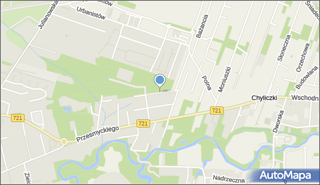 Piaseczno, Solna, mapa Piaseczno