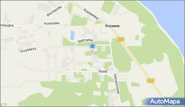 Rozewie, Sokoła, mapa Rozewie