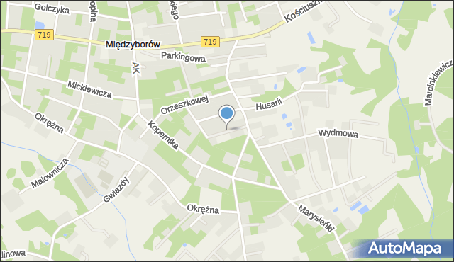 Sade Budy, Sosnowa, mapa Sade Budy