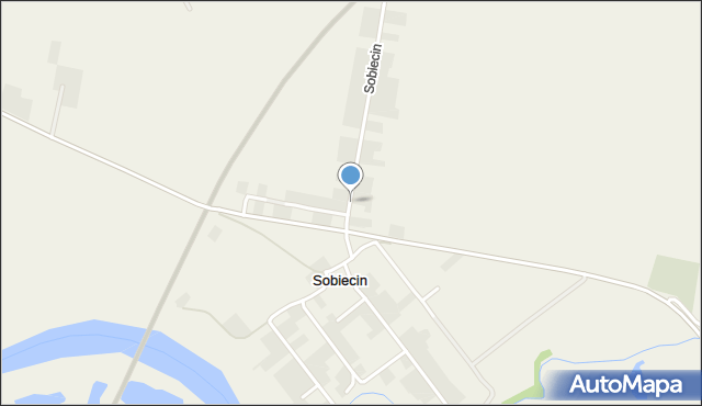 Sobiecin, Sobiecin, mapa Sobiecin