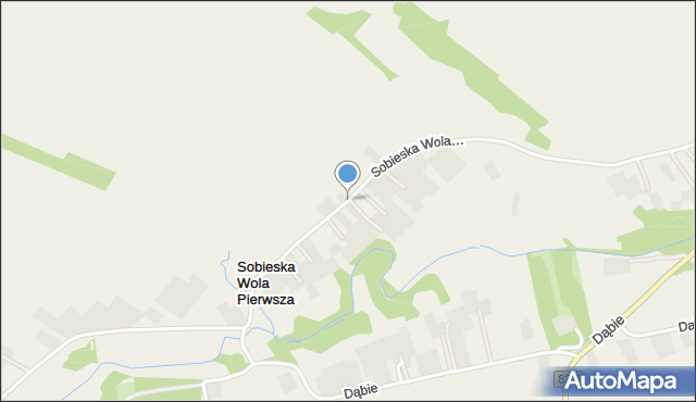 Sobieska Wola Pierwsza, Sobieska Wola Pierwsza, mapa Sobieska Wola Pierwsza