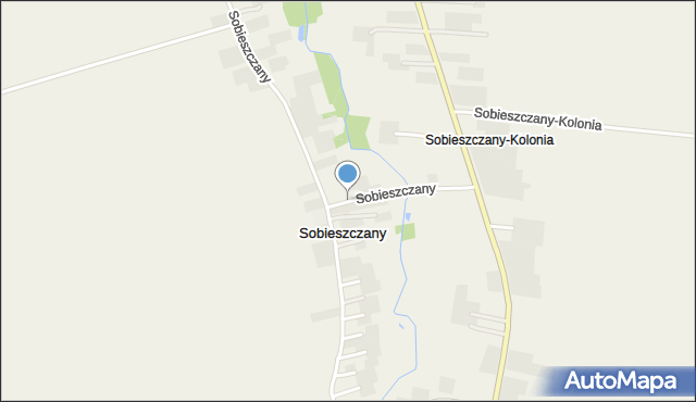 Sobieszczany, Sobieszczany, mapa Sobieszczany