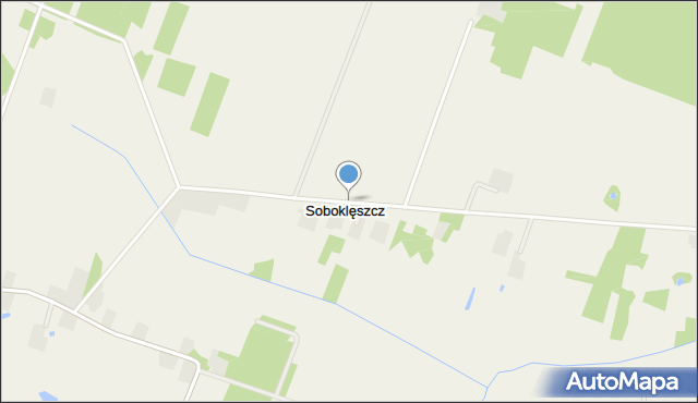 Soboklęszcz gmina Joniec, Soboklęszcz, mapa Soboklęszcz gmina Joniec