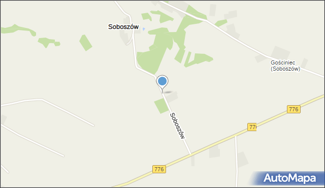 Soboszów, Soboszów, mapa Soboszów