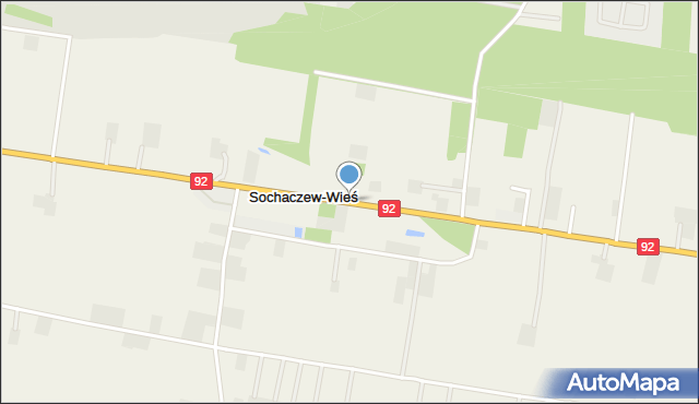 Sochaczew-Wieś, Sochaczew-Wieś, mapa Sochaczew-Wieś
