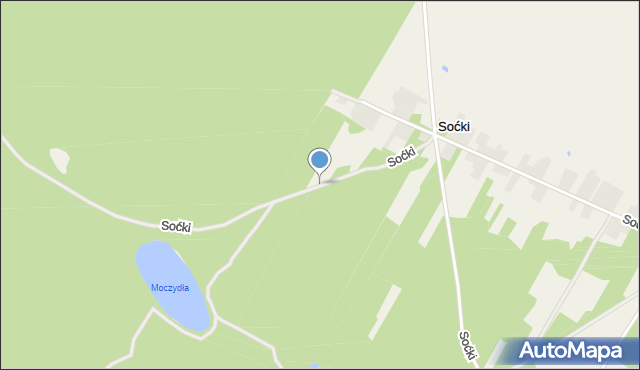 Soćki, Soćki, mapa Soćki