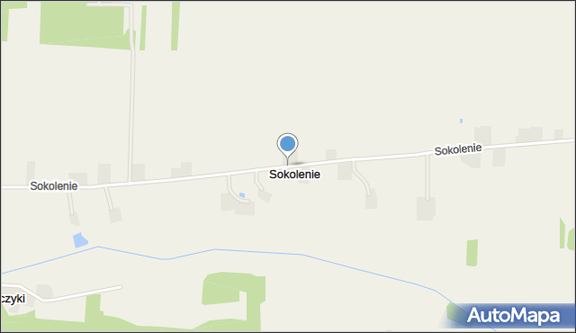 Sokolenie, Sokolenie, mapa Sokolenie