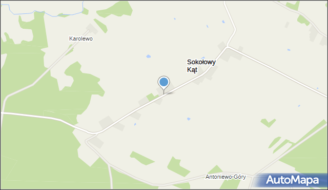 Sokołowy Kąt, Sokołowy Kąt, mapa Sokołowy Kąt