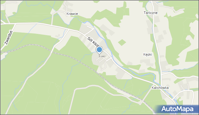 Sól-Kiczora, Sól-Kiczora, mapa Sól-Kiczora