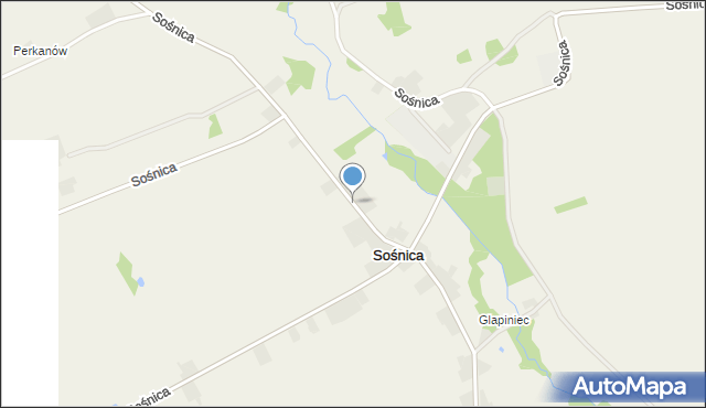 Sośnica gmina Dobrzyca, Sośnica, mapa Sośnica gmina Dobrzyca