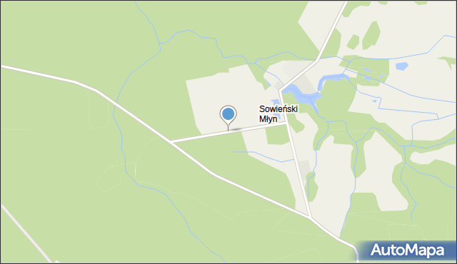 Sowieński Młyn, Sowieński Młyn, mapa Sowieński Młyn