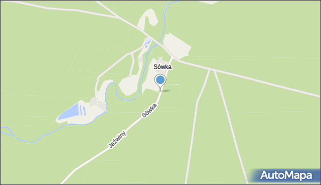 Sówka, Sówka, mapa Sówka