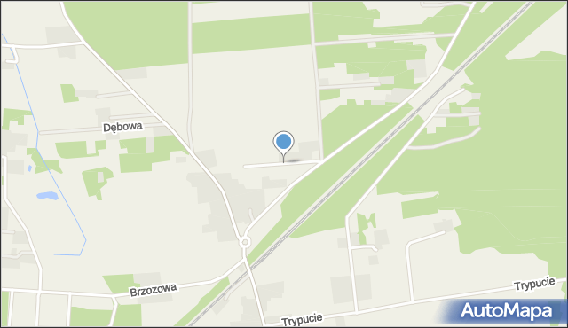 Trypucie, Sosnowa, mapa Trypucie