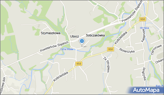 Zakopane, Sobczakówka, mapa Zakopanego