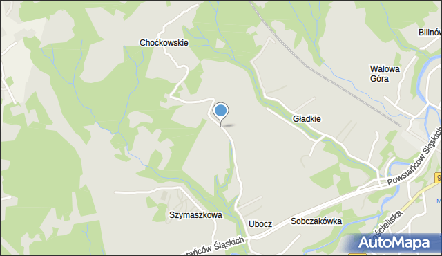 Zakopane, Sosnkowskiego Kazimierza, gen., mapa Zakopanego