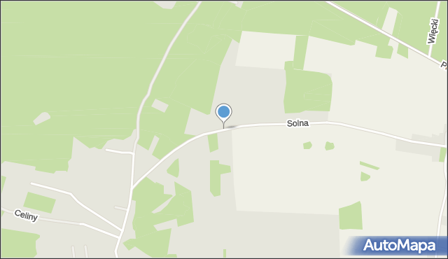 Zawiercie, Solna, mapa Zawiercie