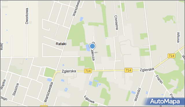 Aleksandrów Łódzki, Spółdzielcza, mapa Aleksandrów Łódzki