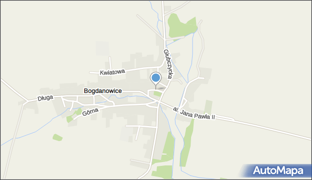 Bogdanowice, Sportowa, mapa Bogdanowice