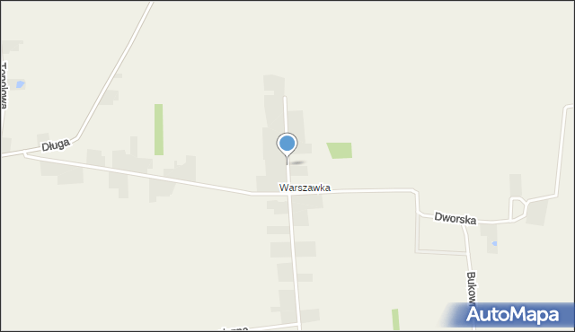Bukowno gmina Olsztyn, Spacerowa, mapa Bukowno gmina Olsztyn