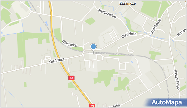 Dąbrowa Tarnowska, Spółdzielców, mapa Dąbrowa Tarnowska