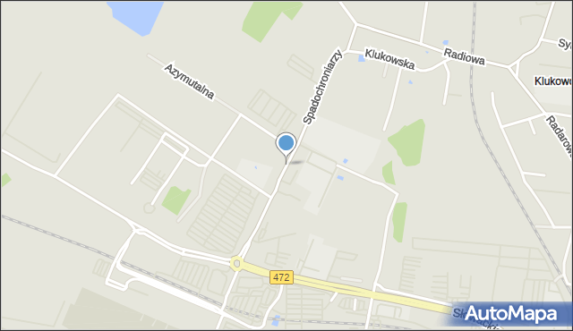 Gdańsk, Spadochroniarzy, mapa Gdańska