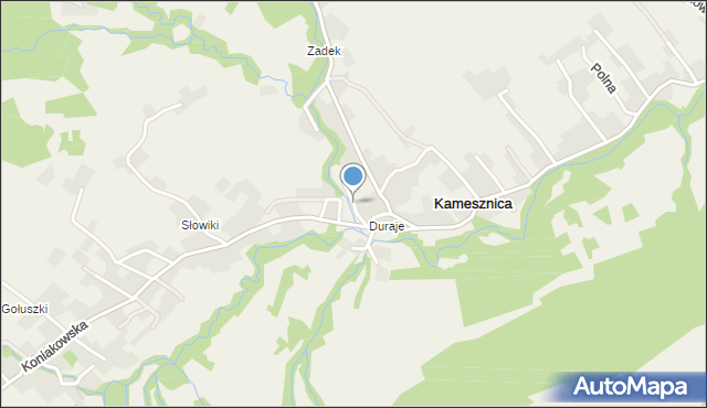 Kamesznica, Sportowa, mapa Kamesznica