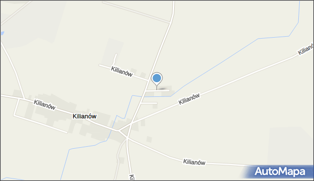 Kilianów, Spartańska, mapa Kilianów