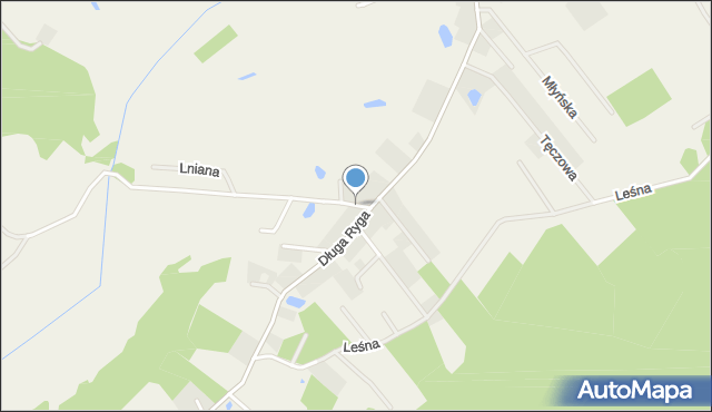 Kobysewo, Spokojna, mapa Kobysewo