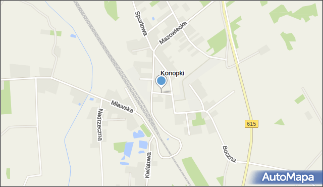 Konopki gmina Stupsk, Spółdzielcza, mapa Konopki gmina Stupsk