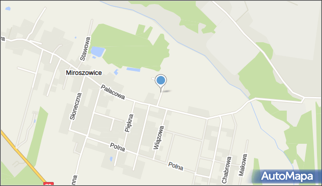 Miroszowice, Sportowa, mapa Miroszowice