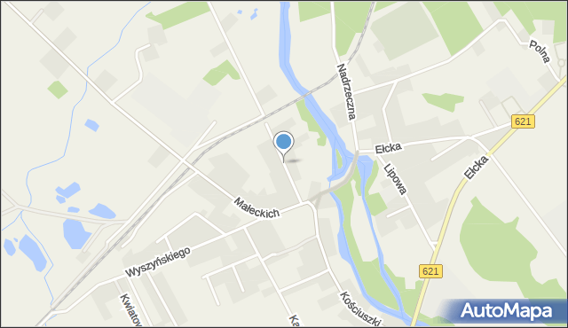 Nowa Wieś Ełcka, Sportowa, mapa Nowa Wieś Ełcka