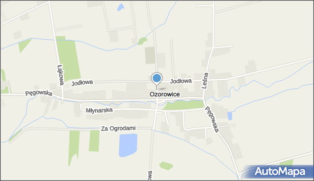 Ozorowice, Sportowa, mapa Ozorowice